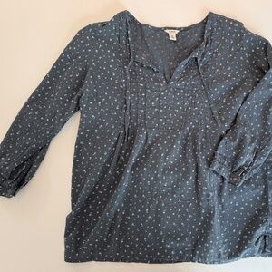 LL Bean Peasant Top